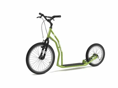 Produktbild von Scooter Yedoo Three Y40 Tretroller mit Luftreifen 20/16 Grün