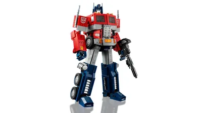 Immagine prodotto di LEGO 10302 Icons Optimus Prime Set, figura robotica e modello di camion 2in1, kit di modellini di Transformers per adulti, regalo di compleanno o di Natale per uomo, donna, lui e lei