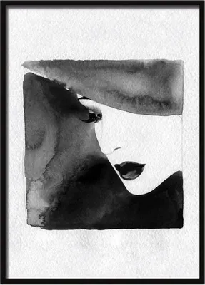 Productafbeelding van Afbeeldingposter in lijst, 43x33 cm, model P715