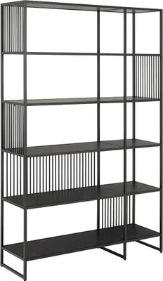 Produktbild von Strington Regal 5 Regalböden schwarz.