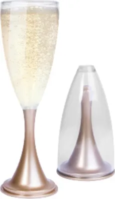 Immagine prodotto di Bicchieri da champagne da viaggio in set di 2 pezzi