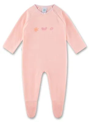 Produktbild von Sanetta Baby-Strampler rosa Blumen aus Nicki 92