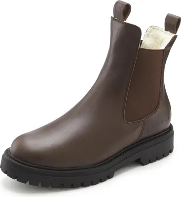 Produktbild von Elbsand Stiefelette Chelseaboots, Stiefel, Boots, Winterstiefel, Schlupfstiefel camelfarben Größe 44