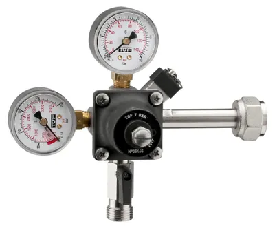 Produktbild von CO² Premium Druckminderer 1-leitig 7 Bar TOF / für Trinkwasser und Alkohlfreie Getränke
