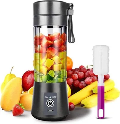 Obrázok produktu pre Ručný mini mixér – nabíjanie cez USB – ručný mixér – 380 ml – ovocie – prenosný
