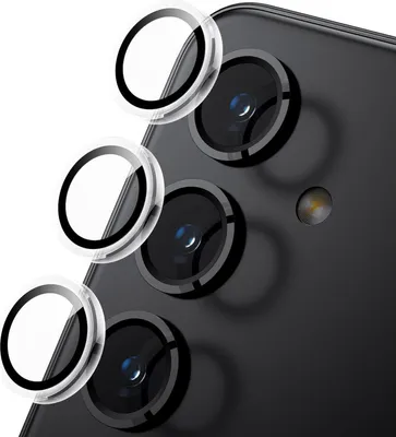 Produktbild von Kameraschutz für Samsung Galaxy S24 5G, 9H Härte, Blasenfrei, HD Metallglas