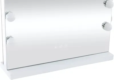 Produktbild von In And OutdoorMatch Schminkspiegel Nona - Mit Beleuchtung - 61x43cm - Ohne Rand - Lichtdimmer - LED-Leuchten - Dimmbar - Touchscreen