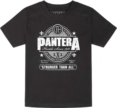Produktbild von Pantera T-Shirt Uni Metal-Kids - Stronger Than All schwarz 164