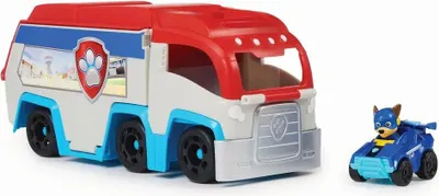 Produktbild von PAW Patrol - Mini-Patroller Pup Squad Teamfahrzeug mit Chase, Transformer Spielzeug mit Startrampe, für Kinder ab 3 Jahren, 25cm, Fahrzeug-Set, 3 Jahr(e), Kunststoff, Mehrfarbig