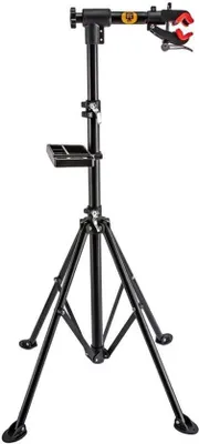 Imagen del producto de Soporte para reparación de bicicletas - Altura ajustable de 108 a 190 cm - Estación de trabajo portátil