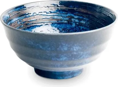 Produktbild von Emro Aziatica | Suppenschüssel Uzu - Blau - 17 X 8,7 Cm - Keramik - Mikrowellengeeignet