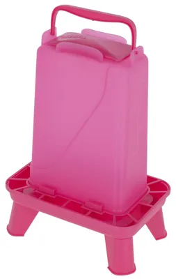 Produktbild von Kerbl Futterautomat, 3,5 l, pink, für Geflügel, Kunststoff