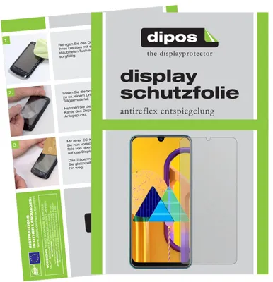 Produktbild von 5x Schutzfolie für Samsung Galaxy M30s matt Displayschutzfolie Folie Display Schutz dipos