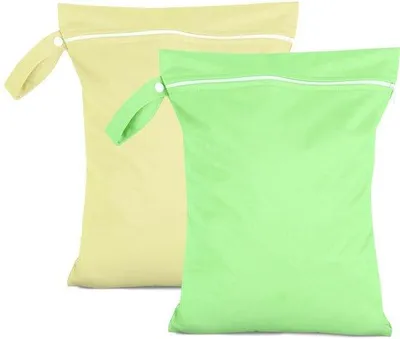 Obrázek produktu pro Vodotěsný vak 40 x 30 cm, zelený a žlutý, cestovní taška