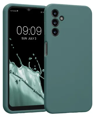 Produktbild von kwmobile Hülle kompatibel mit Samsung Galaxy A14 5G - Hülle Silikon gummiert - Handyhülle - Handy Case in Arctic Night