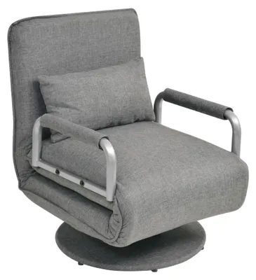 Produktbild von Lounge Sessel, XXL Sitzsack, Schaukelstuhl, Drehstuhl und Schlafsofa in Hellgrau