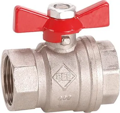 Produktbild von BEE Kugelhahn BR 990.2 Flügelgriff, IG/IG G 1, PN40, Messing