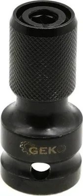 A black tool adapter is shown against a white background.