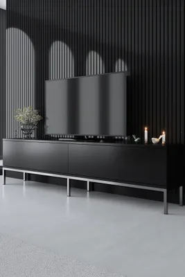 Immagine prodotto di Skye Decor, Lord - Nero, Argento, Mobili TV, nero, 180 x 47 x 30 cm