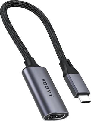 Produktbild von Voomy 2950050801264, 0,2 m, HDMI Typ A (Standard), USB Typ-C, Weiblich, Männlich, Gerade
