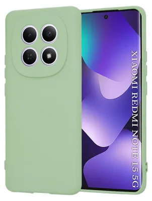 Obrázok produktu pre Techsuit - SoftFlex silikónové puzdro pre Xiaomi Redmi Note 15 5G / Note 15 4G / Poco M8 5G - mentolovo-zelené