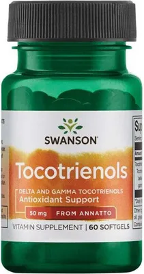 Image de Tocotriénols 50 mg 60 capsules molles Swanson Health Products