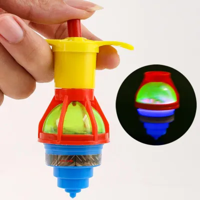 Obrázok produktu pre 12 kusov detských svietiacich rotujúcich gyroskopov pre chlapcov a dievčatá, na dovolenku, na párty, prenosné, roztomilé, zábavné, blikajúce LED hračky