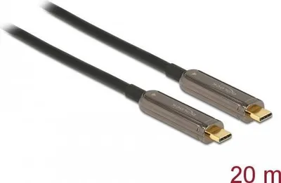 Obrázek produktu pro DELOCK Aktives Optisches USB-C Video Kabel  4K 60 Hz 20 m