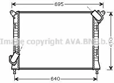 Produktbild von PRASCO BWA2307 Kühler Wasserkühler Motorkühler für MINI Schrägheck (R50, R53) Cabrio (R52)