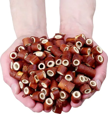 Image de Friandises pour chiens, snacks en forme de rondelles de cabillaud tendre, Hau&Miau, 500g