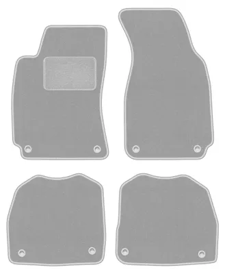 Immagine prodotto di Tappetini in moquette per Skoda Superb I 2001-2008 (berlina) – set 4 pezzi, grigi, su misura – Wielganizator OSLO