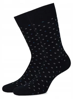Produktbild von Lancerto Herren Socken Navy mit Mikromuster 43/46