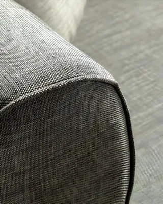 Zdjęcie produktu dla Narożnik w kształcie litery L tapicerka kanapy salon miękki styl kanapa sofa szary