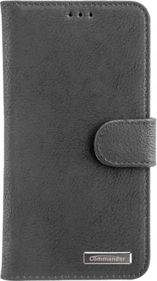 Produktbild von COMMANDER BOOK CASE ELITE für Wiko Lenny 4 - Black