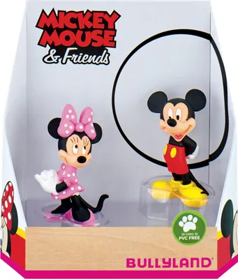 Produktbild von BULLYLAND Disney – Micky und Minnie Geschenkset, 3 Jahr(e), Mehrfarbig, Polyvinylchlorid (PVC)