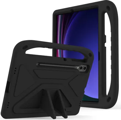 Produktbild von Samsung Galaxy Tab S9 Plus Hülle - Coverup Stoßfeste Kinderhülle - Schwarz