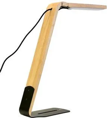 Obrázok produktu pre Stolná lampa "LEDAIKA", prírodné drevo/čierna, LED, 4 W, ALBA LEDAIKA