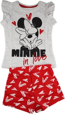 Produktbild von Disney Minnie Maus Kinder Pyjama – Grau / 92