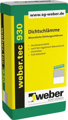 Obrázok produktu pre weber.tec 930 Dichtschlämme DS grau 25kg
