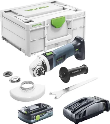 Produktbild von Festool AGC 18-125 EB-Basic Akku Winkelschleifer 18 V 125 mm Brushless + 1x Akku 4,0 Ah + Schnellladegerät + Systainer