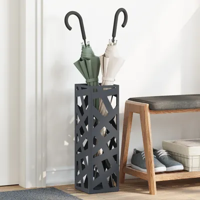 Produktbild von Regenschirmständer Anthrazit Metall Mittel Langlebig, Schirmständer DesignMöbel Neu