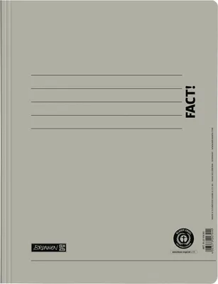Produktbild von Schnellhefter Fact! A4 Recycling grau Packung mit 25 Stück