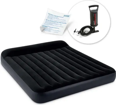Produktbild von Aufblasbare Matratze 203x183x25 cm mit Kolbenpumpe INTEX 64144