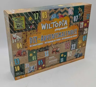 Produktbild von PLAYMOBIL Wiltopia 71006 DIY Adventskalender: Tierische Weltreise