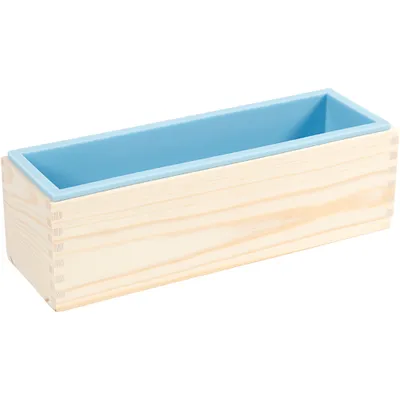 Image de Silicone Vorm in een Houten Box, 1500ml