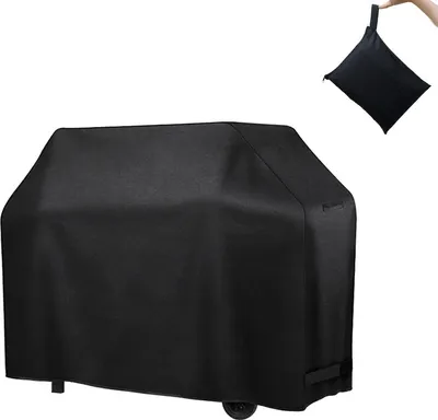 Image de 58 pouces BBQ Cover Heavy Duty Outdoor Barbecue Cover Fade résistant à la déchirure 600D Oxford tissu pour la plupart des