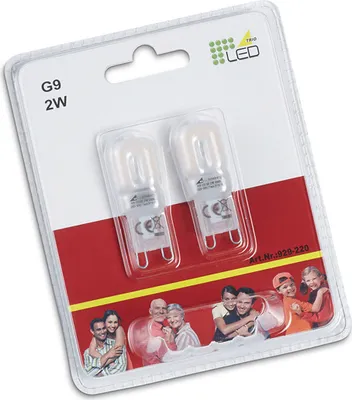 Obrázek produktu pro Trojpaticová LED žárovka G9 2W ⌀1,3cm bílá teplá bílá jako 18w