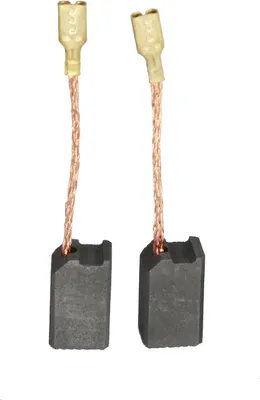 Produktbild von 2x Trade-Shop Motorkohlen / Kohlebürsten / Kohlestifte 6,3 x 8 x 13,5mm kompatibel mit Dewalt Winkelschleifer Elektrowerkzeuge ersetzt 939539-00
