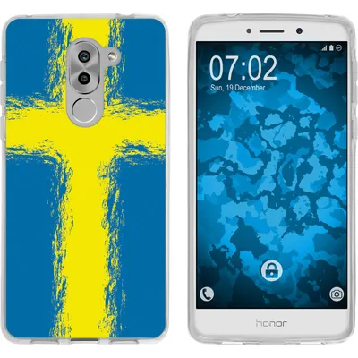Produktbild von PhoneNatic Case kompatibel mit Huawei Honor 6x Silikon-Hülle WM Schweden M12