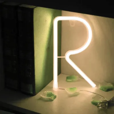 Obrázok produktu pre LED NEON písmená - biele studené svetlo - R